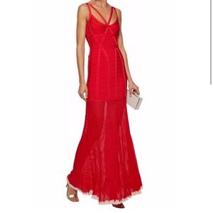 Herve Leger Maxi Bandage Dress